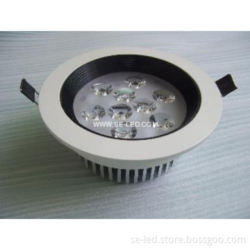 12W high power round epistar LED ceiling light